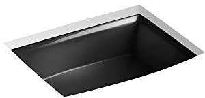 KOHLER ARCHER Unterbauwaschbecken K-2355-7 schwarz schwarz