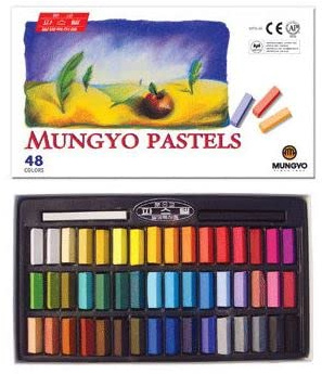 Mungyo, eckig Softpastellkreide 48 halbe Größen und Farben