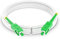 Octofibre - Câble Fibre Optique Orange SFR Bouygues - 3m - Renforcé Avec Blindage Kevlar - Rallonge/Jarretière Fibre Optique - SC APC vers SC APC - Garantie 10 Ans