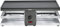 Spring FUN Raclette 8 Personen Schwarz, Tischgrill elektrisch, Antihaftbeschichtete Alu-Grillplatte, 8 Raclette Pfännchen & Raclette Schaber, Abstellebene, 47×24×15 cm, 1300W, Raclette Grill