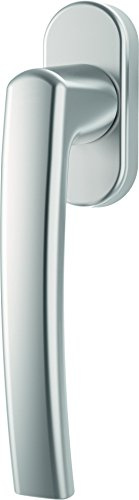 Fenstergriff Roto Line natursilber mit Schrauben Vierkantstift 7 x 43 mm