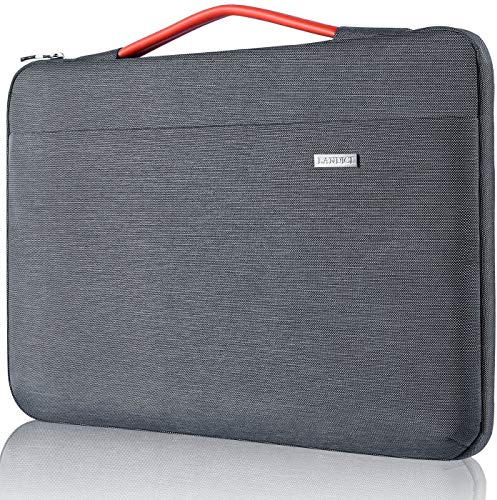 LANDICI 15.6 Inch Laptop Sleeve Protective Case with Handle and Pockets | 360°Waterproof Laptop Sleeve for MacBook Pro 16 M4 M3 M2 M1 Pro/Max 2024-2019,15-16 Inch Dell Hp Lenovo Acer Asus Notebook