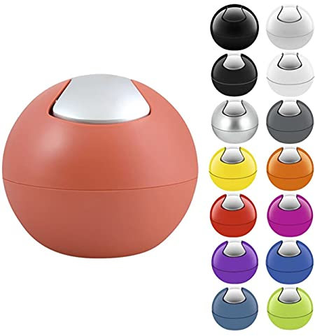 Spirella Poubelle à Bascule PP Bowl 1L Terracotta