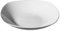 aro Plato hondo cuadrado, porcelana, 21,5 cm, blanco, 6 unidades