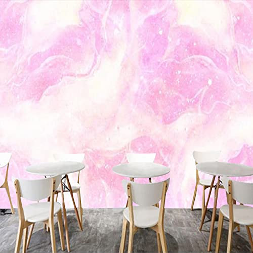 Fototapete 3D Lila Marmor Textur 300 cm B x210 cm H Vlies Tapeten Wandtapete XXL Moderne Wanddeko Wohnzimmer Schlafzimmer Büro Flur