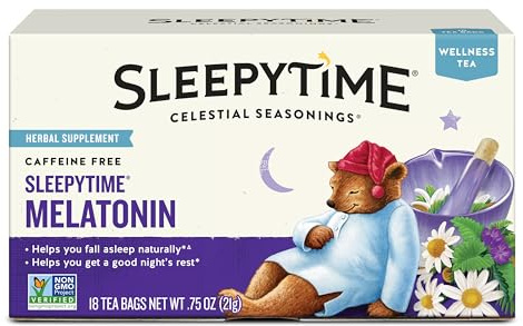 Celestial Seasonings Sleepytime Melatonin Tea, 18 Count