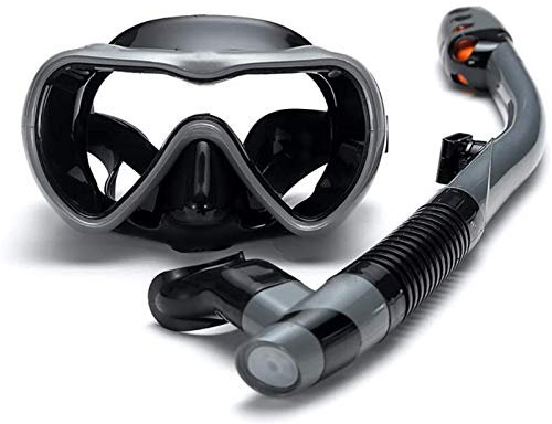 Tauchmaske, großer Rahmen, Taucherbrille, voll atmend, beschlagfrei, Schwimmbrille, Maske, Vollgesichts-Schnorchelmaske