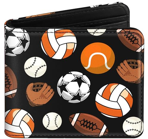 Bistup Boys Wallet Cute Leather Bifold Wallet for Teen Boys Cool Cartoon Sport Basket Ball Credit Card Cash Id Holder Rfid Blocking Bi Fold Small Wallets With Coin Pocket Slim Teens Little Boy Youth