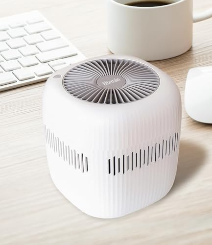 Elbe Inno Lufttvätt kallavdunstande luftfukt, topp-fill luftfuktare för sovrum utan dimma, liten luftfuktare för barnrum och baby, lugn 35 dB, energisparande