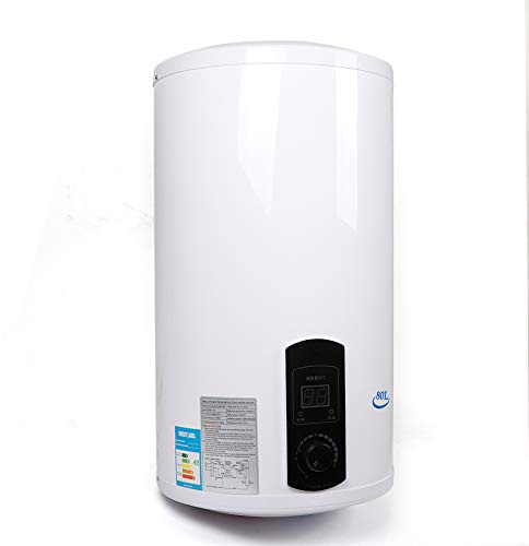 GMSLuu Caldaia elettrica per riscaldamento dell'acqua calda Smart Control da parete, scaldabagno elettronico con display digitale per bagno cucina 2 KW 220 V (80 L), BGRSQ100