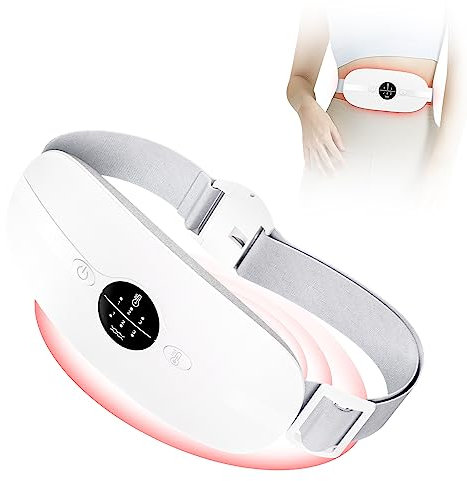 Heat Pad Period Pain Relief, Rechargeable Heat Pad, Portable Menstrual USB Heating Pad, 3 Heating & Vibration Massage Mode, Back and Stomach Pain Relief Heating Pad Gifts for Women Girls Her Christmas