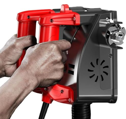 HNBYLMM Macchina per pialla elettrica per pareti 1680W Pala per calcestruzzo 4000RPM Pialla per pareti per ristrutturazione pareti Raschietto per Vernice Stucco Cemento Strumenti per la rimozione