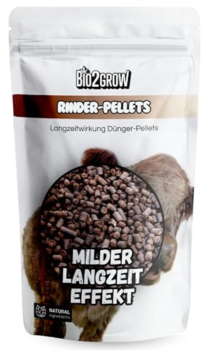 Bio2Grow Rinder-Pellets Dünger 5 Kg - Grow Organisch Indoor Outdoor Anbau Pflanzen Erde
