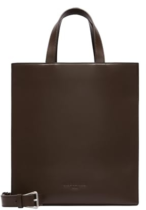 Liebeskind Berlin Damen Tasche „Paper Bag Tote S“ I Cross-Body Tasche Damen aus Leder mit verstellbaren Schulterriemen I Damen-Schultertasche, großzügige Fächer mit Reißverschluss