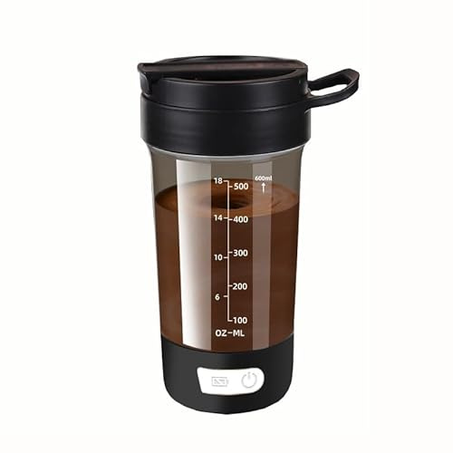 MyNvy Shaker Electrique proteine Shaker Electrique 500ml Shaker Electrique proteine, Shaker Electrique USB pour Poudre de potéine, Shaker proteine(Color:c,Size:)