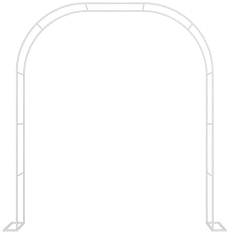 Arche de rose en métal pour plantes grimpantes, 120-350 cm de large, treillis, arche de jardin, décoration blanche, 3 m x 2,2 m x 25 cm, support pour plantes d'extérieur