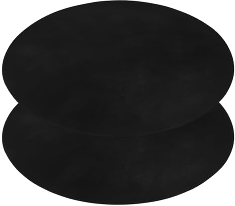 CLISPEED 2pièces Tapis Gril Rond Réutilisable PTFE Protection Feu Barbecue Antidérapante pour Plein Air Et Camping Lot de Pads