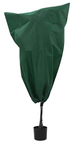 vidaXL Coperture in Fleece per Protezione Antigelo delle Piante 10 PCS, Copertura per Giardino e Terrazzo, Isolamento Rettangolare per Piante, Coperta Anti-Gelo per Esterni