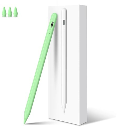 MEKO Stift für Apple iPad 2018–2026, 13-Min.-Schnellladung, Palm Rejection | iPad Pencil mit magnetischer Haftung, Neigungssensor für iPad 6–10/A16, Pro M4 11/12,9, Mini 5–7, Air M2/M3 3–5