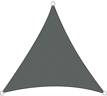 Green Bay Sun Shade Sail Garden Patio Yard Party Sunscreen Awning Canopy 98% UV Block Triangle Anthracite 4 Size (5x5x5m)
