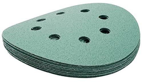 Sanding Discs SUPERTOOL 10PCS 125mm Green Water Grinding Abrasive Paper,8-Hole Sandpaper,10 X 125mm- 5,3000 Grits,Hook Loop,Sanders & Grinders