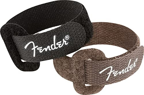 Fender© Cable Ties, 7, Black&Brown (6)