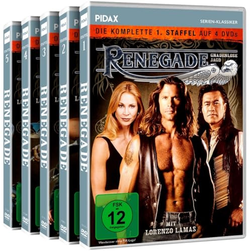 Renegade - Gnadenlose Jagd - Gesamtedition / Die komplette Kultserie mit Lorenzo Lamas auf 20 DVDs (Pidax Serien-Klassiker)