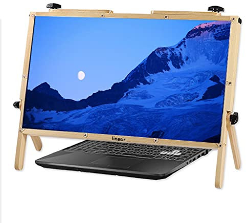 Schermo Ingranditore per Laptop, Compatibile con Telefoni Cellulari da 15/16/17/18/20 Pollici, Tablet, Perfetto per Famiglie, Anziani, Regali per Ragazze, 19,41 X 14,3 X 10,28 Pollici, Bianco