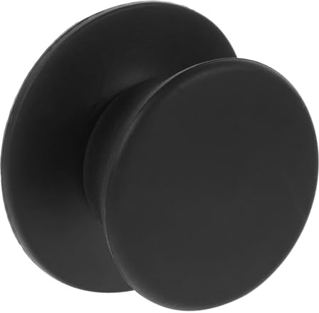 PRETYZOOM Universal Sturdy Lid Replacement for Silicone Pot Knob Handle, Heat Insulation with Comfortable Touch, Black Accessories Casserole Kettle for Kitchen Cookware