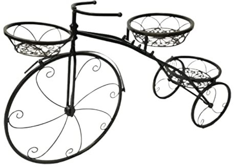 Supporto Piante Porta Piante Portafiori Supporto Per Fiori In Ferro Battuto A Forma Di Bicicletta Da Terra Per Fioriera Mensola Da Giardino Decorazione Balcone Scaffale per Piante Supporti per Piante(