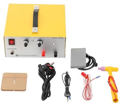 YILIKISS 80A 400W Jewelry Spot Welder Pulse Sparkle Soldering Machine DIY Welding Tool Kit Earrings Gold and Silver Necklaces Jewelry Tool