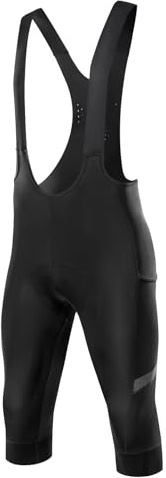 Santic Fahrrad-Trägerhose Herren 3/4 Bib Shorts mit Sitzpolster | Hohe Elastizität für optimale Bewegungsfreiheit Gepolsterte Radhose für Rennrad MTB und Radfahren