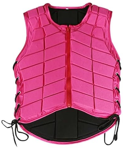 TXLEAPEY Gilet di Sicurezza for Equitazione, equipaggiamento Protettivo for Equitazione, Gilet for Bambini, Giovani, Uomini e Donne(M)