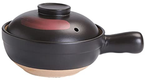GRIRIW Cocotte Argile Avec Couvercle Pour Ragoût Et Soupe Marmite De Cuisine Avec Poignée Antidérapante