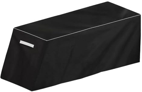 MotiveTech Weight Bench Cover, Dustproof, Waterproof, Sit-Up Board Cover with Drawstring for Outdoor, Home, Indoor, White edge