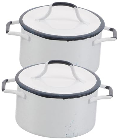 UPKOCH Lot De 2 Mini Ustensiles De Cuisine Miniatures Ustensiles De Cuisine Miniatures pour Maison De Poupée Mini Poêle À Frire Métal