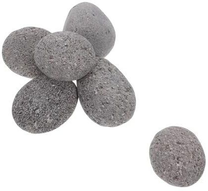 BEBEMOKO Sacco Pietre Laviche Naturali per Focolare e Fire Pit Pietre Decorative Riutilizzabili per Spazi Esterni e Interni Rocce Resistenti per Barbecue e Giardino