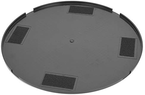 FTVOGUE Placa de Alisado Duro, Paleta de Mortero de Cemento Autoadhesiva de 37,5 Cm de Diámetro, Herramienta para Máquina Alisadora de Paredes, Fácil Instalación, Limpiaparabrisas de Plástico Duradero
