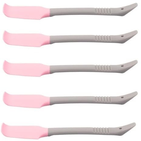 OATIPHO Spatules en Silicone Application Uniforme pour Cire Beauté 5pcs, Outil de Soin Peau Doux pour Mains et Pieds, Usage Professionnel et Quotidien