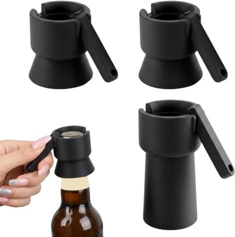 XAVURO - Juego de 3 abrebotellas para botellas (0,5 L, 0,33 L, herramienta portátil para fiestas, bar, cocina y regalo para hombre