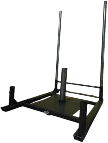 Trineo de Arrastre y Empuje para Crossfit, Hyrox y Gimnasio, Sled de Fuerza Compatible con Discos Olímpicos de 50 mm Entrenamiento Funcional, Sprint, Potencia (Trineo 30MM Reforzado)
