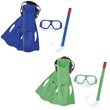Bestway Hydro-Swim Tauch-Set für Kinder, Freestyle, ab 7 Jahren, Größe 37-41, Sortiert, 25019, Mehrfarbig