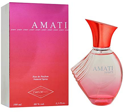 AMATI Yours • Eau de Parfum 100 ml • Vaporisateur • Parfum Femme • EVAFLORPARIS