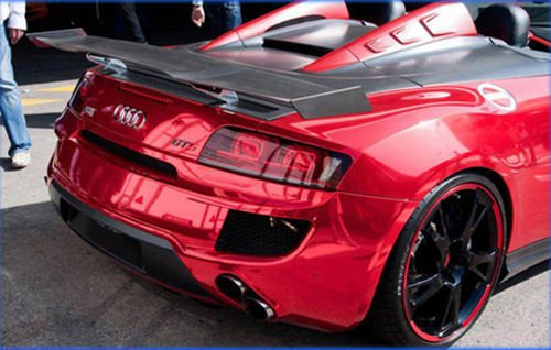speedwerk-motorwear Stretchable Chrom ROT für 3D Verklebung Car Wrapping, Spiegelfolie, Chromfolie 10m x 1,52m
