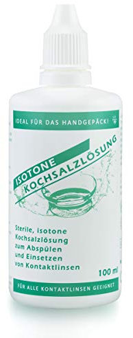 OPTOSOL Chemische Produkte GmbH Sterile, isotone Kochsalzlösung für alle Kontaktlinsen, 100 ml