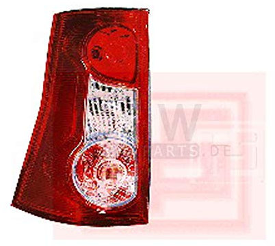 Feu arrière gauche Logan PickUP 07/08->> sans support de lampe.