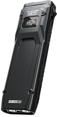Nitecore EDC23 Hand Flashlight Rechargeable, Black