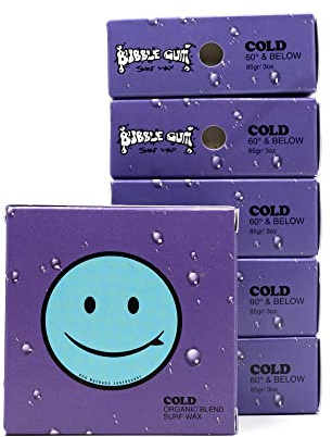 Bubble Gum Surf Wax Organic Rob Machado Formula Cold 6 Pack