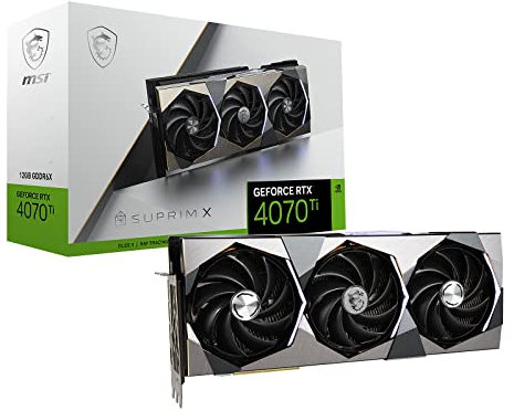MSI GeForce RTX 4070 Ti SUPRIM X 12G Nvidia GeForce RTX 4070 Carte Graphique Gaming