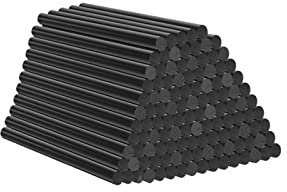 KIHENE 60 stücke/120 stücke Schwarz Heißkleber Sticks for Heißkleber Pistole Handwerk Album Legierung Zubehör Reparaturwerkzeuge (Size : 100mm 120pcs)